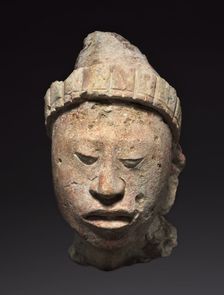 Head from a Building's Façade, 250-900. Creator: Unknown