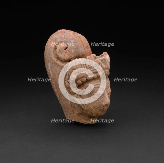 Head from a Figurine of a Female, 14th/15th century. Creator: Unknown.
