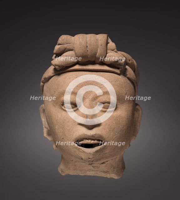 Head Fragment, 900-1200. Creator: Unknown.
