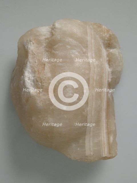 Head Fragment, Coptic, 4th-7th century. Creator: Unknown.