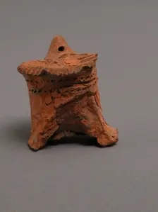 Head Fragment, Coptic, 4th-7th century. Creator: Unknown