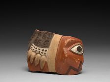 Head Fragment from a Large Ceremonial Jar, A.D. 700/800. Creator: Unknown