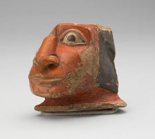 Head Fragment from a Large Ceremonial Jar, A.D. 700/800. Creator: Unknown