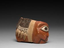 Head Fragment from a Large Ceremonial Jar, A.D. 700/800. Creator: Unknown