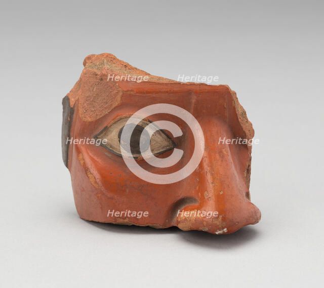 Head Fragment from a Large Ceremonial Jar, A.D. 700/800. Creator: Unknown.