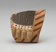 Head Fragment from a Large Ceremonial Jar, A.D. 700/800. Creator: Unknown