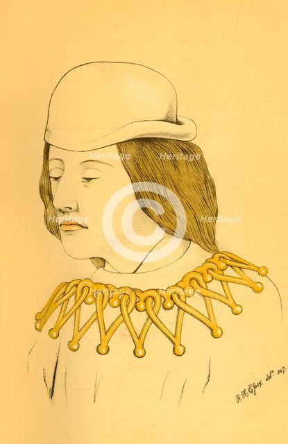'Head I. From One of the Mural Paintings in the Church at Eton', 1911. Creator: Unknown.