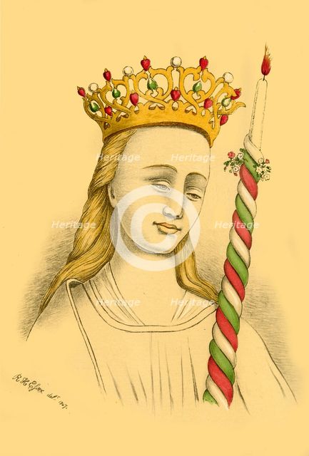 'Head II. From One of the Mural Paintings in the Church at Eton', 1911. Creator: Unknown.