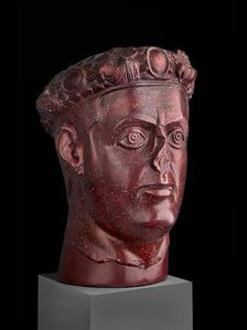 Head of Tetrarch, probably Galerius, from Gamzigrad, c310