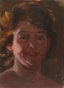 Head of the Artist, late 19th-early 20th century. Creator: Alice Pike Barney
