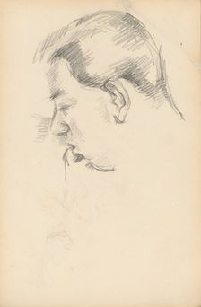 Head of the Artist's Son, 1888/1889. Creator: Paul Cezanne