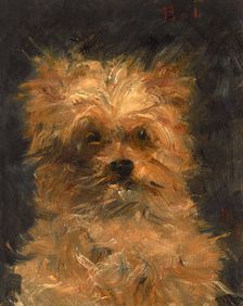 Head of the dog "Bob", c1876. Creator: Manet, Édouard (1832-1883)