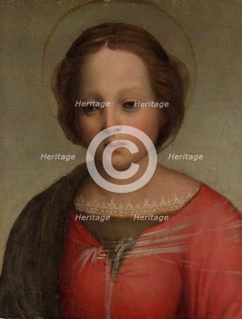Head of the Madonna, ca. 1509. Creator: Franciabigio.