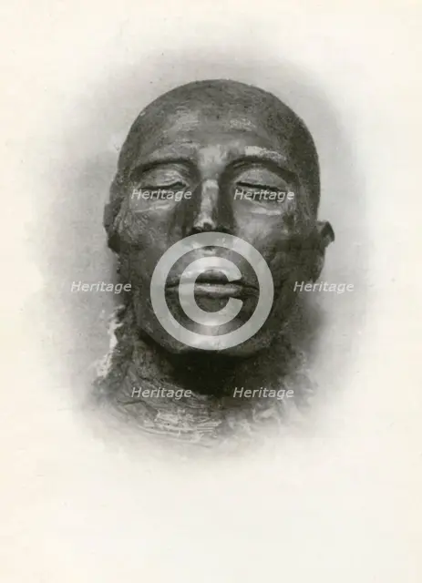 Head of the mummy of Sety I, Ancient Egyptian pharaoh of the 19th Dynasty, c1279 BC (1926).  Artist: Winifred Mabel Brunton