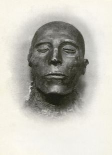 Head of the mummy of Sety I, Ancient Egyptian pharaoh of the 19th Dynasty, c1279 BC (1926). Artist: Winifred Mabel Brunton