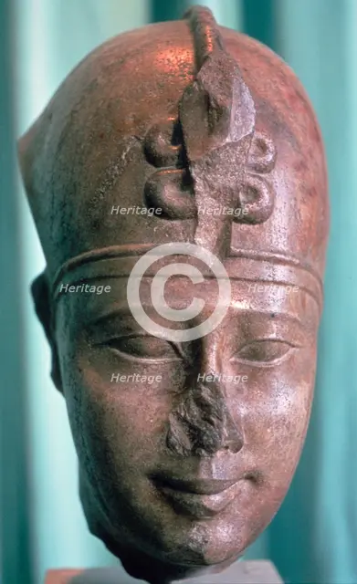 Head of the Pharaoh Teos, 4th century BC. Artist: Unknown