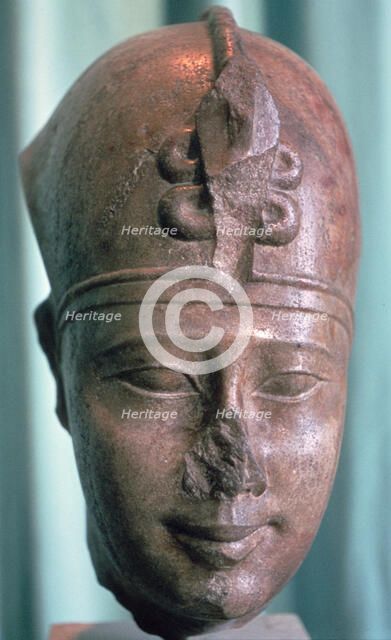 Head of the Pharaoh Teos, 4th century BC. Artist: Unknown