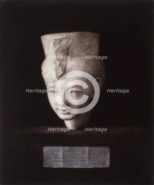 Head of the Queen of Egypt, 1888. Creator: Kenyon Cox.