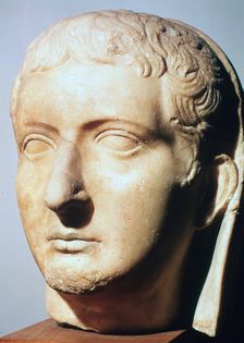 Head of the Roman Emperor Tiberius Caesar, 1st century
