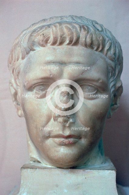 Head of the Roman emperor Claudius, 1st century. Artist: Unknown