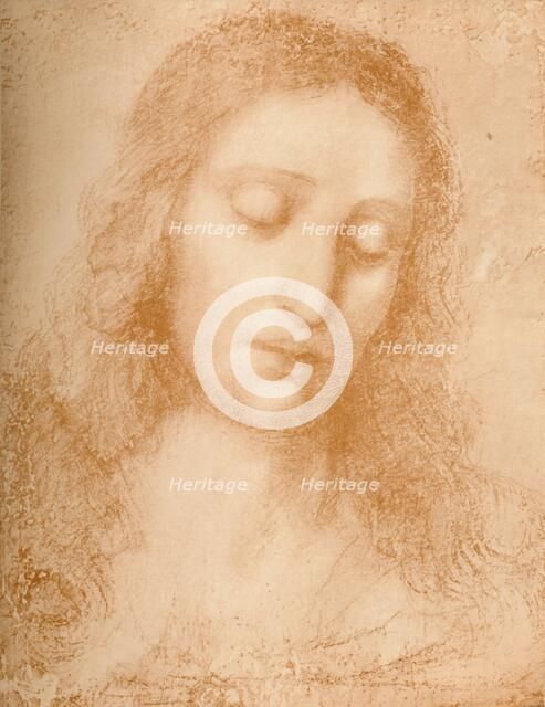'Head of the Redeemer', c15th century, (1932). Artist: Leonardo da Vinci.
