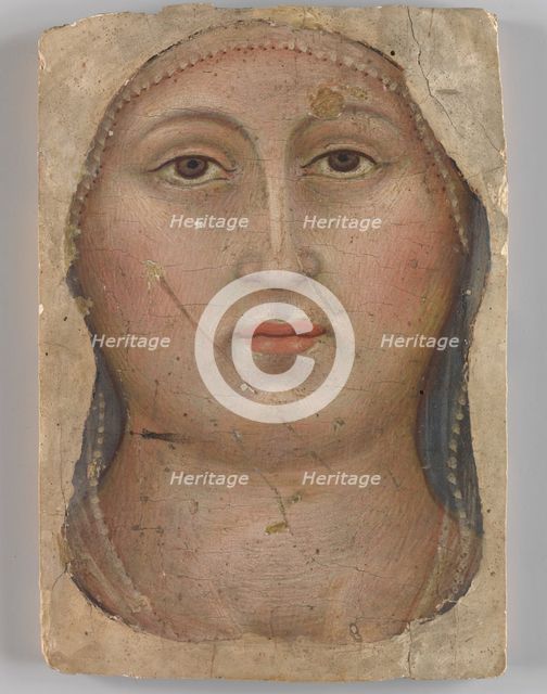 Head of the Virgin, ca. 1397. Creator: Taddeo di Bartolo.