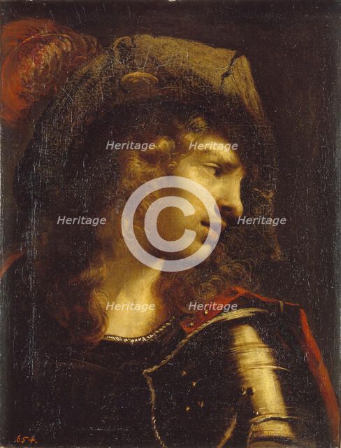 Head of the young warrior. Artist: Pietro della Vecchia (1603-1678)