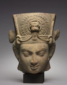Head of Vishnu, 300s. Creator: Unknown