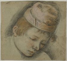Head of Youth in a Pink Cap, n.d. Creator: Unknown