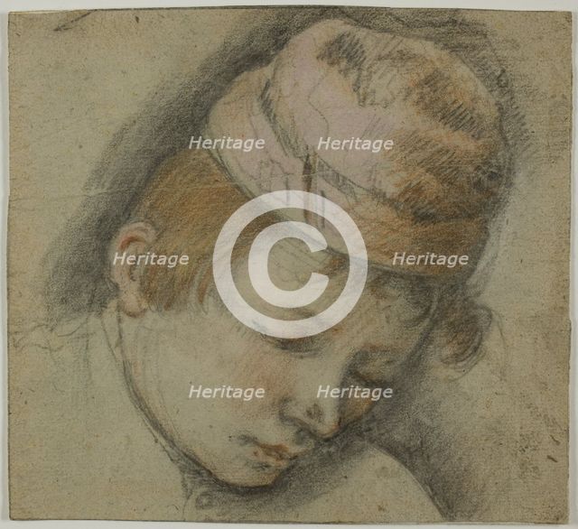 Head of Youth in a Pink Cap, n.d. Creator: Unknown.