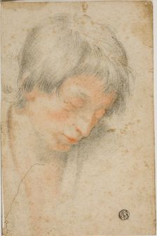 Head of Youth Looking Down, n.d. Creator: Matteo Rosselli