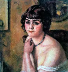 Head of Young Girl 1909. Artist: Charles Guerin