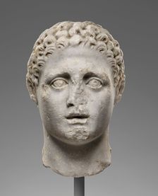 Head of a Male Figure, perhaps Hercules, 2nd century A.D. Creator: Unknown