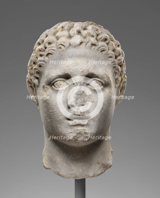 Head of a Male Figure, perhaps Hercules, 2nd century A.D. Creator: Unknown.