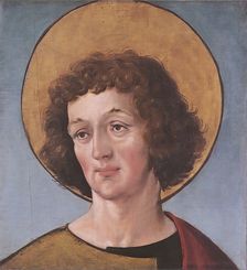 Head of a male saint, 1515. Creator: Hans Holbein the Younger