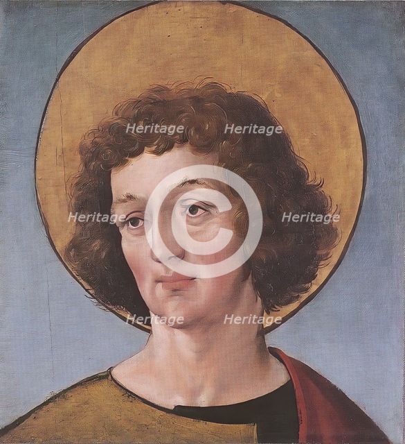 Head of a male saint, 1515. Creator: Hans Holbein the Younger.