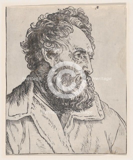 Head of a Man, 17th century. Creator: Jan Lievens.