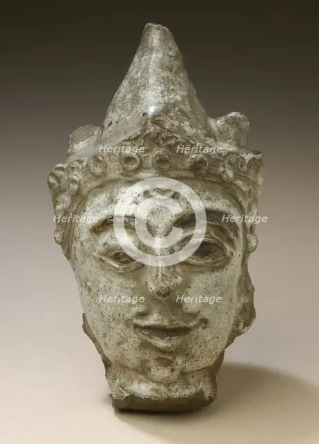 Head of a Man, 14th-15th century. Creator: Unknown.