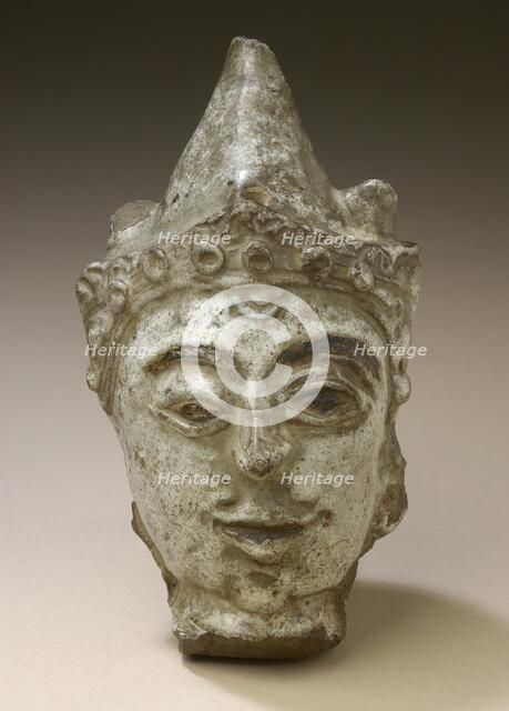 Head of a Man, 14th-15th century. Creator: Unknown.