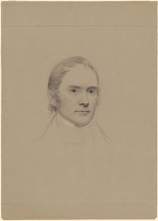 Head of a Man, 1840-1854. Creator: Seth Wells Cheney
