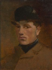 Head of a Man, 1880-1900. Creator: Ladislav Mednyanszky