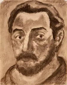 Head Of A Man, 1900. Creator: Abraham Walkowitz