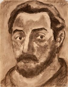 Head Of A Man, 1900. Creator: Abraham Walkowitz