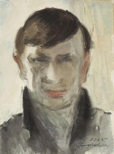 Head of a man, 1915. Creator: Jalmari Ruokokoski