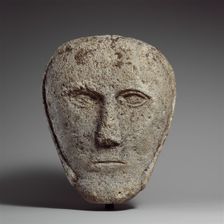 Head of a Man Wearing a Cap or Helmet, Celtic, possibly 2nd-3rd century. Creator: Unknown