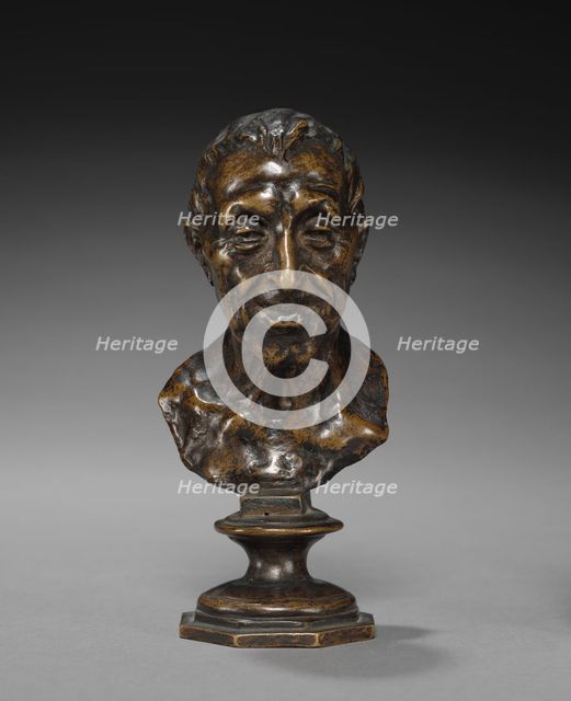 Head of a Man, c. 1875 - 1929. Creator: Vincenzo Gemito (Italian, 1852-1929).