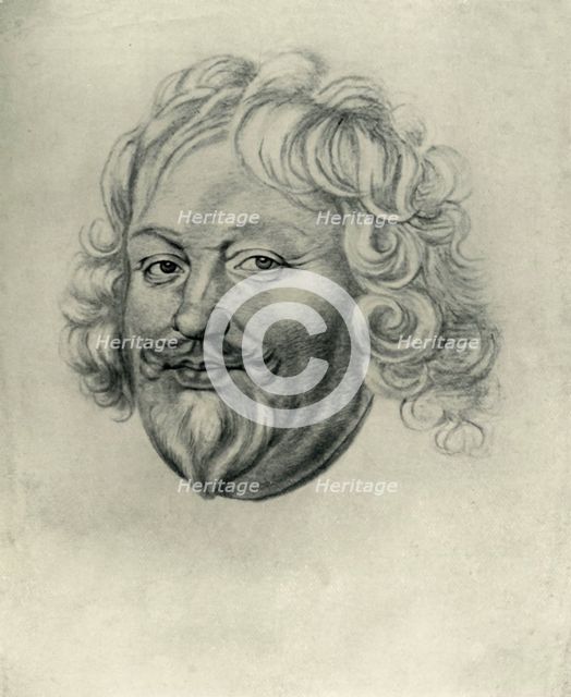 Head of a man, c1630, (1907). Creator: Unknown.