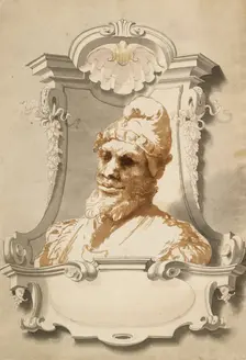 Head of a Man, c17th century. Artists: Anon, Unknown
