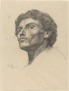 Head of a Man. Creator: Alphonse Legros