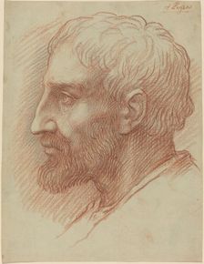 Head of a Man. Creator: Alphonse Legros
